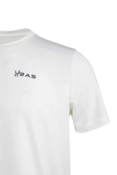 2AS Alex Sıfır Yaka Pamuklu Beyaz Tişört  2ASALEXSMFB25-2