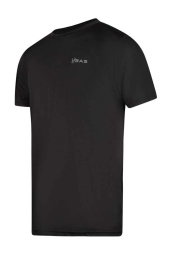 2AS Alex Sıfır Yaka Pamuklu Siyah Tişört  2ASALEXSMFB25-1