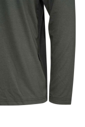 2AS Vernon antrasit Erkek Uzun Kol Viloft T-Shirt