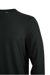 2AS Vernon Siyah Erkek Uzun Kol Viloft T-Shirt