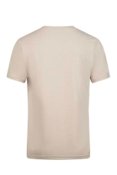 2AS Winson Erkek Viloft Sıfır Yaka Krem T-Shirt - 2ASWINMFBSS24621-Krem-2XL