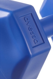Avessa DB4141 - Plastik Köşeli 2 li Dumbel 4Kg