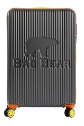 Bad Bear Logo Antrasit Küçük Boy Seyahat Tekerlekli ABS Valiz 40 Lt. 