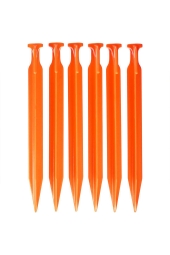 Evolite Arancio ABS Turuncu Çadır Kazığı - 23cm 6 Adet