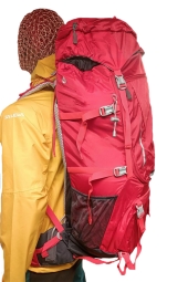 Grand Wolf Caracal Sirwan Kırmızı Outdoor Sırt Çantası 65+10 LT