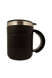 Grand Wolf GW-7103 - Siyah Kupa Çelik Bardak 0.45 Lt