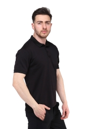 Grand Wolf North Mountain Urban Tactical Polo Yaka Siyah Tişört