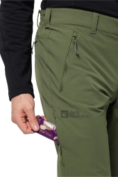 Jack WolfSkin Activate  Xt EHaki rkek Outdoor Pantolon