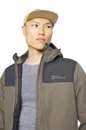 Jack Wolfskin Jasper Insulated Waterproof Kahverengi Erkek Outdoor Montu