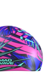 Mad Wave Tropıcal Pembe Silikon Yüzücü Bone