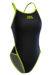Mad Wave Yüzücü Kız Çocuk İnce Askılı Havuz Mayosu 