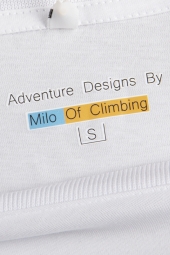 Milo CO202017 - Yaz Temalı Outdoor Beyaz Tişört