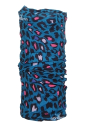Nordbron 6220C - Animal Print Çok Fonksiyonlu Mavi/Siyah Bandana