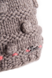 Nordbron 7211C004 - Lily Beanie Gri/Fuşya Bere