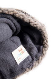 Nordbron 7211C004 - Lily Beanie Gri/Fuşya Bere