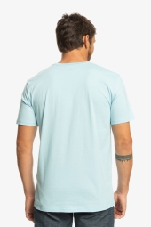 Quiksilver Comp Logo Ss Mavi Erkek T-Shirt