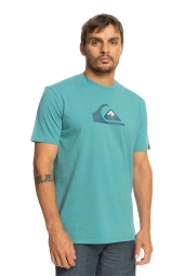 Quiksilver Comp Logo Ss Turkuaz Erkek T-Shirt