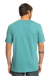 Quiksilver Comp Logo Ss Turkuaz Erkek T-Shirt