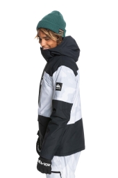 Quiksilver Mission Prt Bloc Erkek Kayak/Snowboard Beyaz Siyah Montu