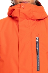 Quiksilver Mission Solid Çocuk Snowboard Su Geçirmez Turuncu Kayak Montu