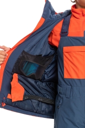 Quiksilver Mission Solid Çocuk Snowboard Su Geçirmez Turuncu Kayak Montu