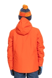 Quiksilver Mission Solid Çocuk Snowboard Su Geçirmez Turuncu Kayak Montu