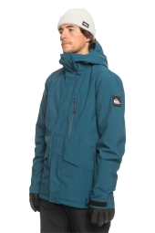Quiksılver Mıssıon Solıd Erkek Snowboard Mavi Kayak Montu 