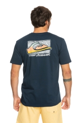 Quiksilver Retrofade Lacivert Erkek Tişört 