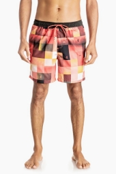 Quiksilver EQYJV03196 - Check Mark 17 Erkek Turuncu Deniz Şortu