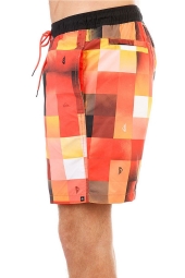 Quiksilver EQYJV03196 - Check Mark 17 Erkek Turuncu Deniz Şortu