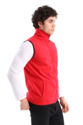 Raru RYPB101 - Varian Erkek Polar Kırmızı Yelek 