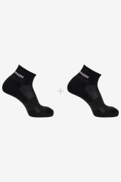 Salomon Evasion Ankle 2'li Siyah Çorap