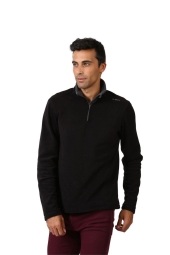 Evolite Fuga Mikrofiber Sweater Erkek Siyah Polar