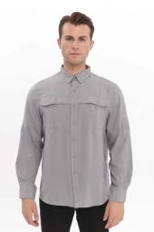 Freecamp Novella Erkek Gri Outdoor Gömlek 105890-1