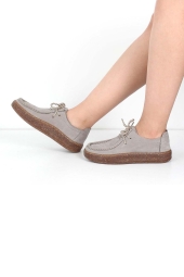 Grand Wolf Kadın Bağcıklı Hakiki Deri Günlük Ayakkabı GW241094-3