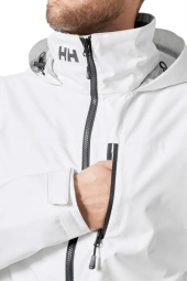 Helly Hansen Crew Midlayer Kapişonlu Beyaz Mont  Erkek HHA.34442-001