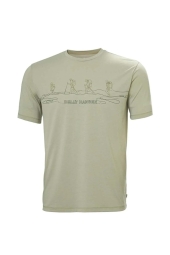 Helly Hansen Erkek Skog Yeşil Tişört HHA.63082-419