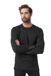 Helly Hansen Lifa Merino Midweight Erkek Termal Alt Siyah Içlik HHA.49364