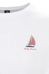 Helly Hansen Shoreline 3.0 Erkek Beyaz Yuvarlak Yaka Tişört HHA.54601.001
