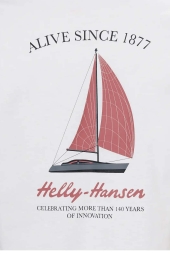 Helly Hansen Shoreline 3.0 Erkek Beyaz Yuvarlak Yaka Tişört HHA.54601.001