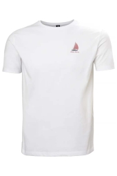 Helly Hansen Shoreline 3.0 Erkek Beyaz Yuvarlak Yaka Tişört HHA.54601.001