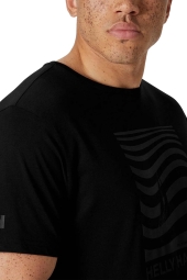 Helly Hansen Shoreline 3.0 Erkek Siyah Yuvarlak Yaka Tişört HHA.54601.990