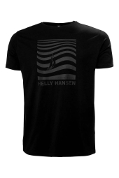 Helly Hansen Shoreline 3.0 Erkek Siyah Yuvarlak Yaka Tişört HHA.54601.990