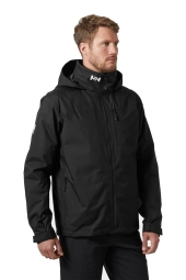 Helly Hansen Siyah Crew Midlayer Kapişonlu Mont  Erkek 