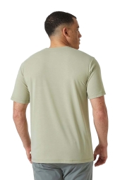 Helly Hansen Skog Recycled Graphic Erkek Yeşil Yuvarlak Yaka Tişört HHA.63082.463