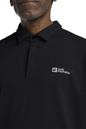 Jack Wolfskin Delgamı Polo M Siyah Erkek Polo Tişört 1809801TR-6000