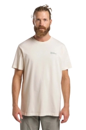 Jack Wolfskin Essential  Erkek Krem Tshirt 1808382TR-5127