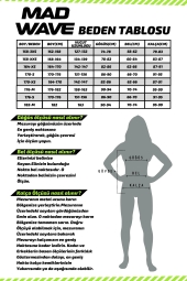 Mad Wave Kız Çocuk Fına Onaylı Yarış Mayosu - M0264-06-S6W-Laciver-12-13 YAŞ