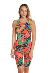 Mad Wave Kız Çocuk Yarış Mayosu Revolt Kneeskin S4 - M0264-04-S4W-Pembe-11-12 YAŞ