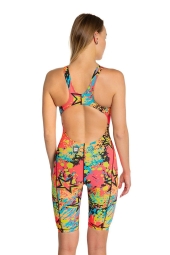 Mad Wave Kız Çocuk Yarış Mayosu Revolt Kneeskin S4 - M0264-04-S4W-Pembe-11-12 YAŞ